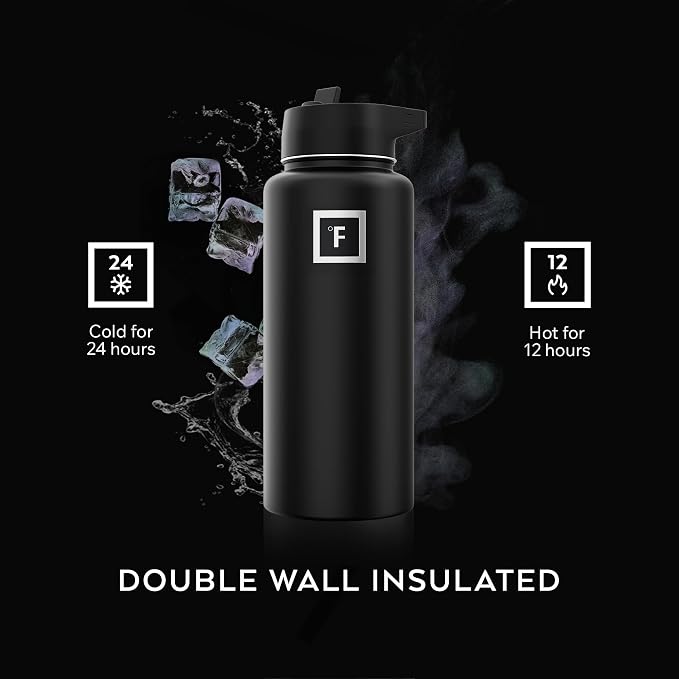 IRON °FLASK Camping & Hiking Hydration Flask - 32 oz Day & Night - Image 4