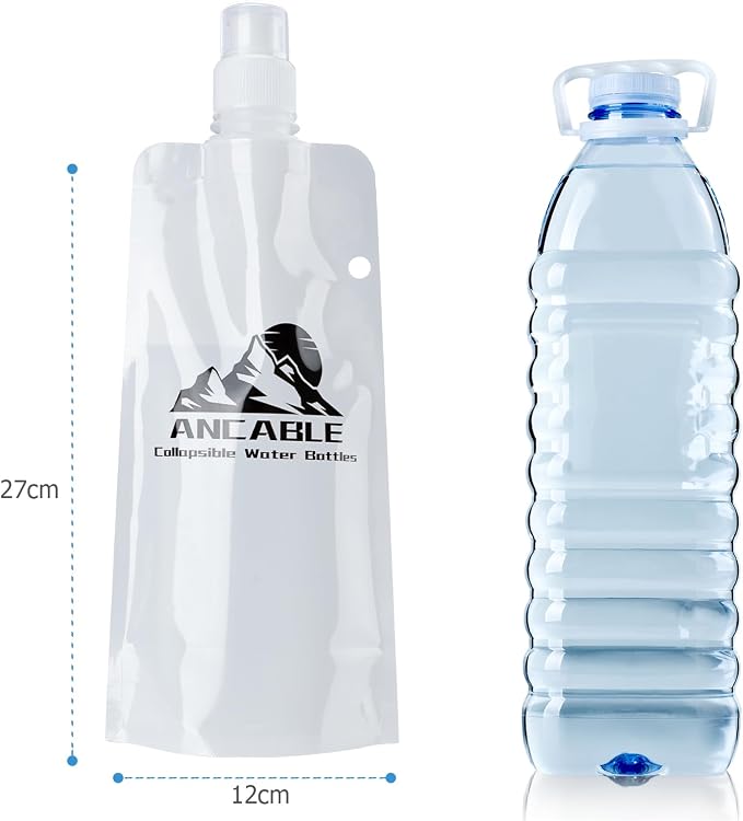 Ancable 17oz Collapsible Water Bottles, BPA-Free Water Bottle - Image 7