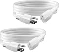 BN-LINK 6ft White Outdoor Extension Cord 16/3 SJTW, 2 Pack, Weather Resistant & by BN-LINK