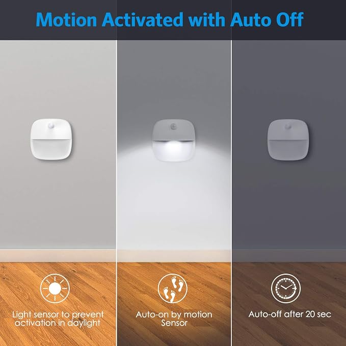 AMIR Upgraded Motion Sensor Light Indoor, Stair Lights Battery Operated - Image 5
