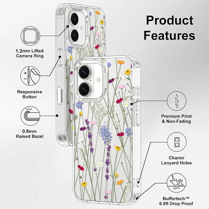 MOSNOVO for iPhone 17 Case | Military Grade 6.6ft Drop Tested | Camera Control - Image 7
