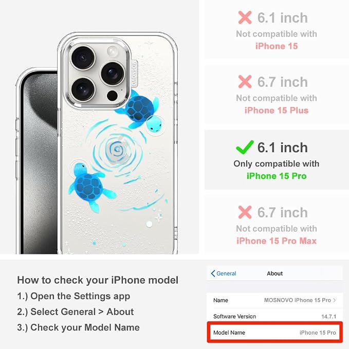 MOSNOVO Case for iPhone 15 Pro - Image 2