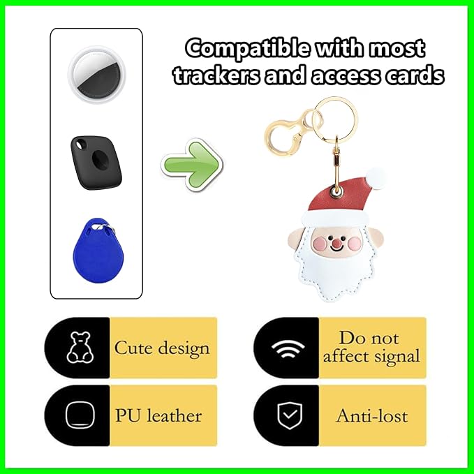 Leather Keychain Holder Case Compatible - Image 3