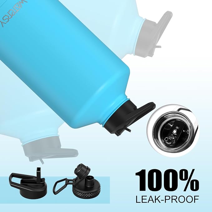 1 Gallon Water Bottle Insulated, BPA Free&Leak Proof, 128oz Stainless Steel - Image 5