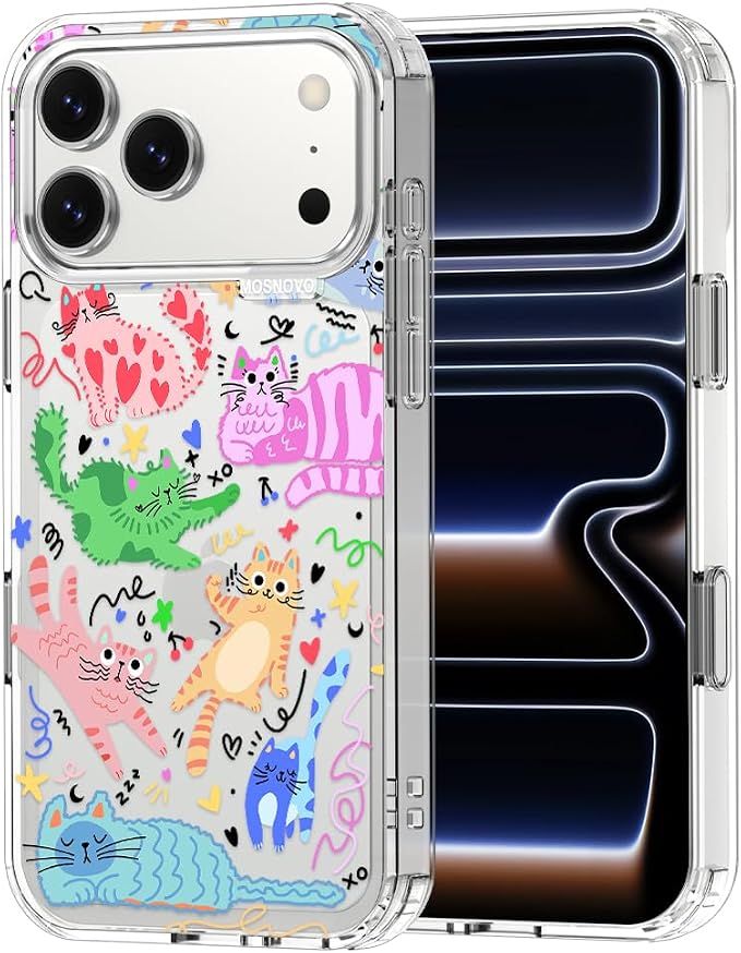 MOSNOVO for iPhone 17 Pro Max Case, Shockproof Military-Grade Protection 6.6ft by Mosnovo