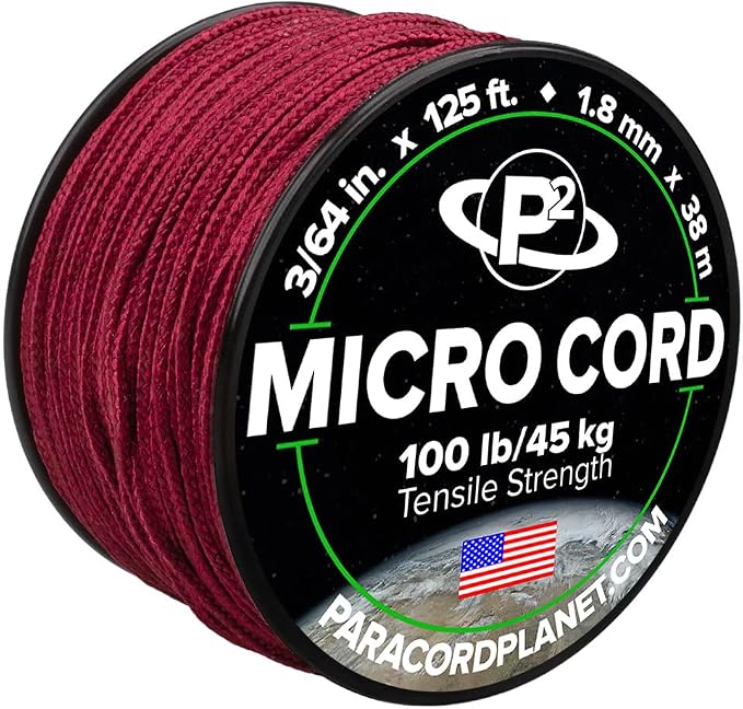 Paracord Planet Micro Paracord – Thin Braided Cord by ParacordPlanet