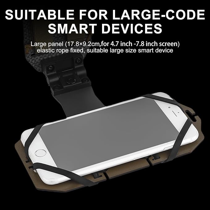 90 Degree Rotataion Tactical Plate Carrier Vest Attachments Universal Phone - Image 4
