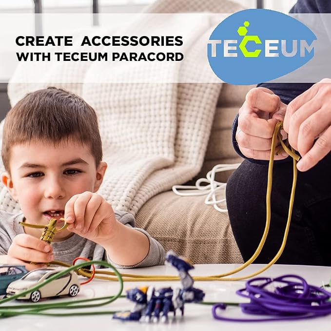 TECEUM 5/32" Paracord Rope 1000 – 1000ft / 200ft / 100ft / 50ft – Tactical - Image 7