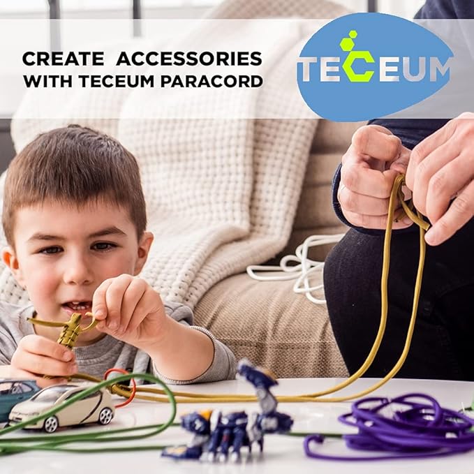 TECEUM 5/32" Paracord Rope 1000 – 1000ft / 200ft / 100ft / 50ft – Tactical - Image 7