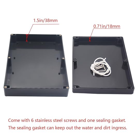 Junction Box IP65 Waterproof ABS Plastic Electrical Project Case Power Junction - Image 4