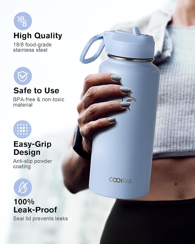 Water Bottle 32 oz Insulated - Image 3