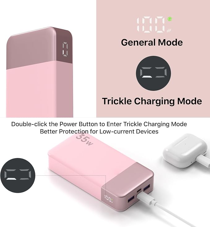 NOBIS Portable Charger, 20000mAh Power Bank, 35W Power Bank Fast Charging - Image 5