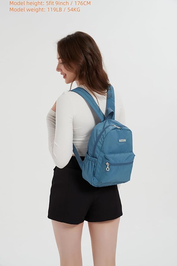 AOTIAN Mini Lightweight 11.8 Inch Backpack Durable Travel Hiking Women and - Image 2