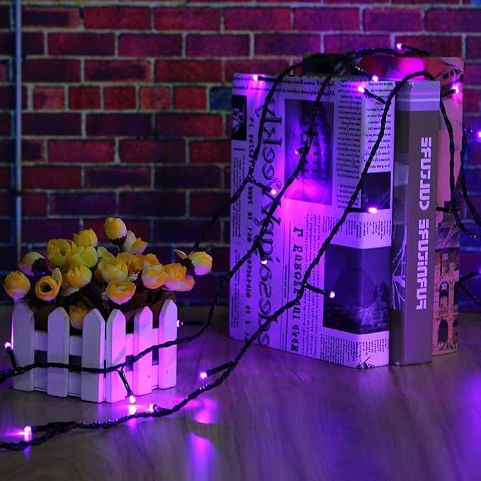 Connectable Purple String Lights, Twinkle Light - Image 8