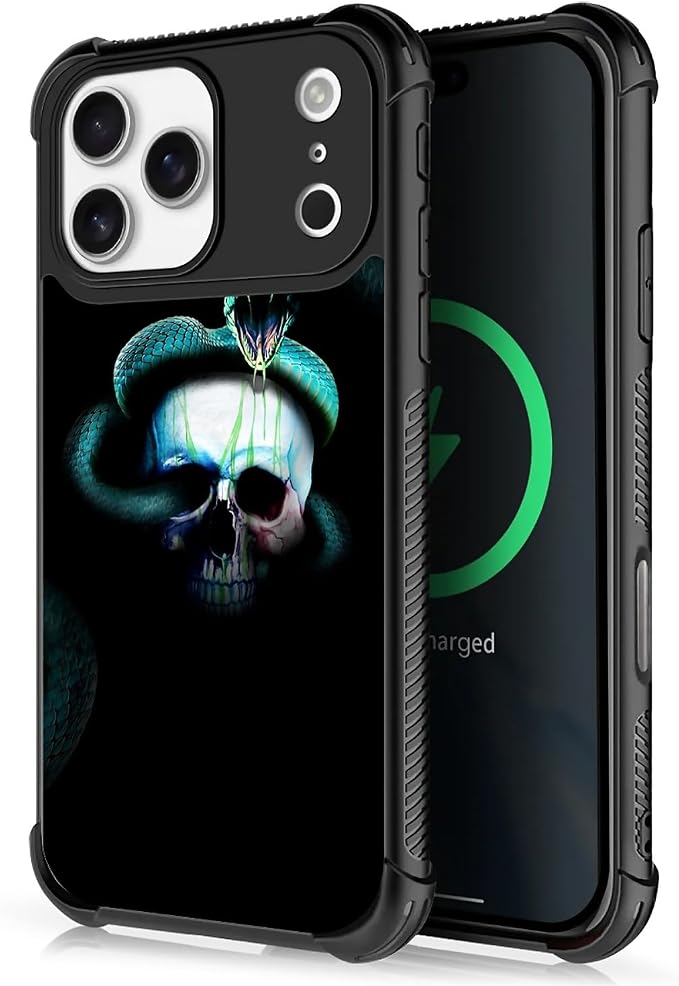 for iPhone 17 Pro Max Case, for MagSafe Graphic Design for Girl Boy Soft by FKBRCL4U
