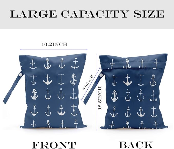 2 Pcs Wet Bag, Wet Dry Bag, Wet Bag - Image 3