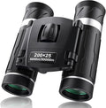 200x25 Compact Binoculars for Adults and Kids, High Powered Mini Pocket by FLYANT