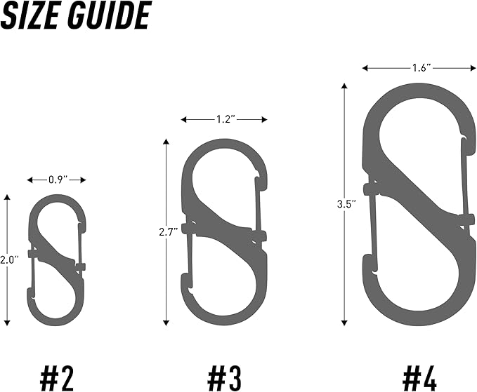 Nite Ize Size-3 S-Biner SlideLock Dual Carabiner, Locking Gates, Stainless Steel - Image 4