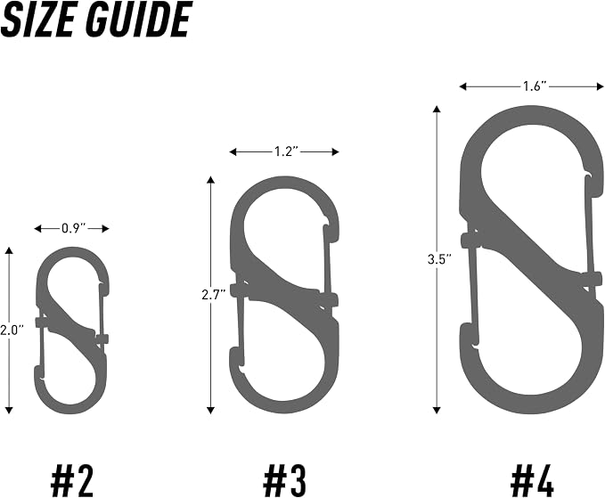 Nite IZE S-Biner SlideLock Stainless Steel, Size #4 - Image 4
