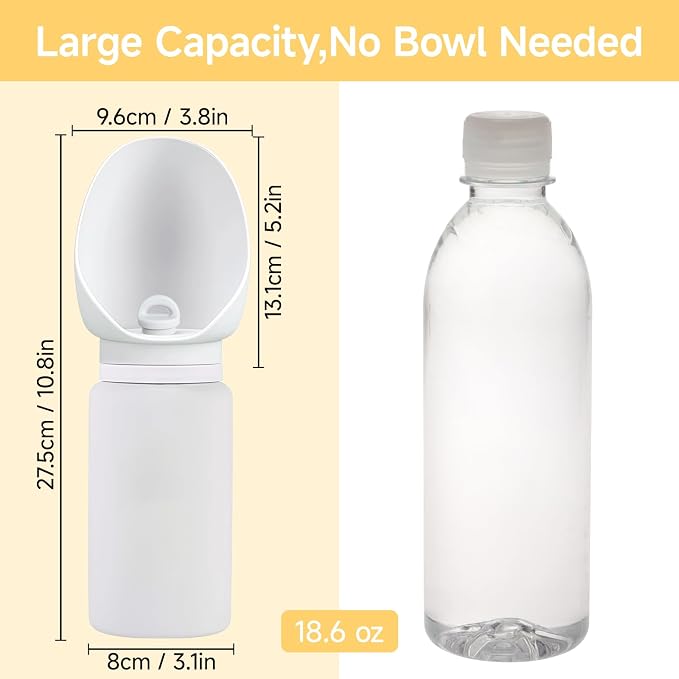 Dog Water Bottle, Leakproof Portable Water Bowl - Image 7