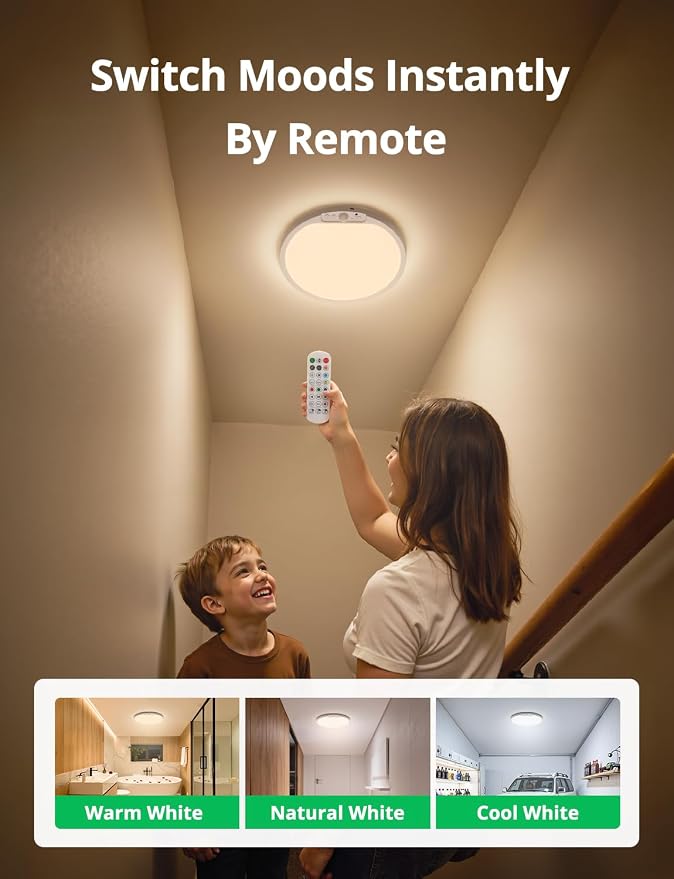 Bojim 10000mAh Battery Operated Ceiling Light - Image 6