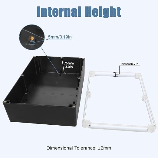 LeMotech Electrical Box Clear Cover Project Box IP65 Waterproof Junction Box - Image 3