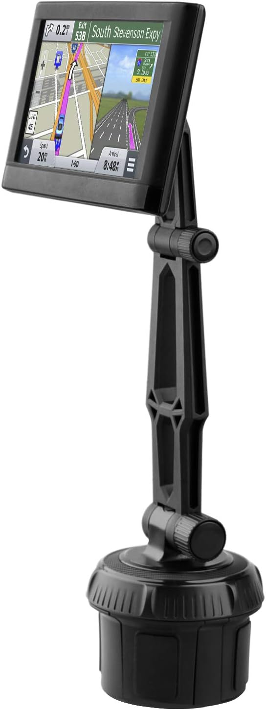 GPS Car Mount Cup Holder with Adjustable Arm by 1Zero