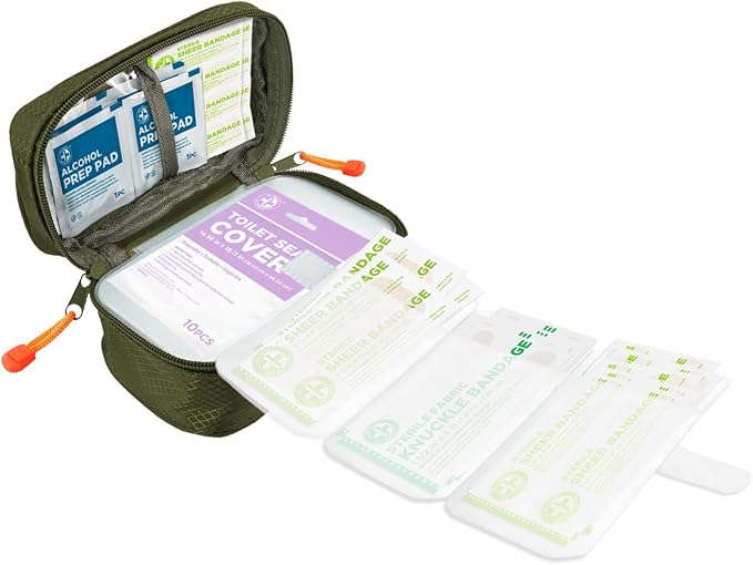 Be Smart Get Prepared's 125 Pieces Travel First aid kit, Carry-on Travel - Image 3