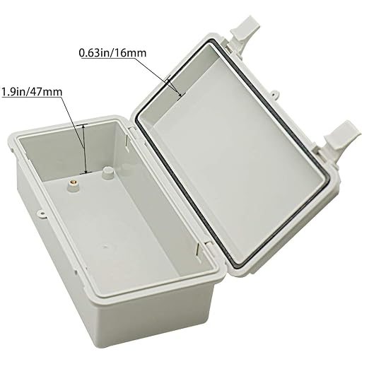Zulkit 2pcs Junction Box ABS Plastic Dustproof Waterproof IP65 Electrical Boxes - Image 4