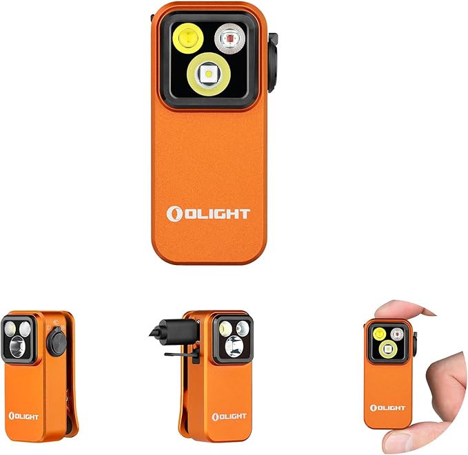 OLIGHT Oclip Pro EDC Flashlight Clip-on Light, Rechargeable 500 Lumens by OLIGHT