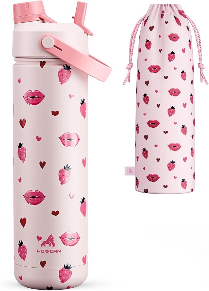 POWCAN 26 oz Insulated Water Bottle by POWCAN