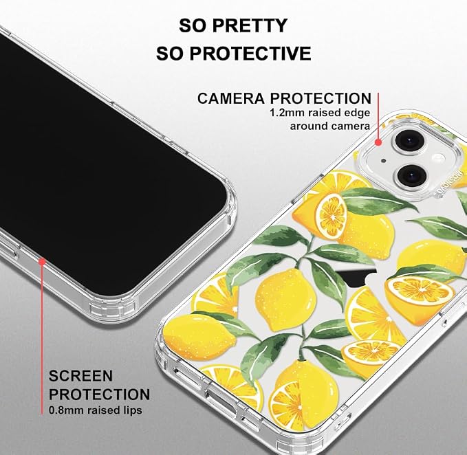 MOSNOVO for iPhone 13/14 Case | Military Grade 6.6ft Drop Tested | Clear - Image 5