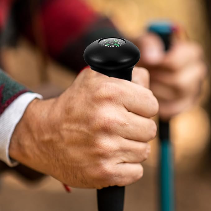 POPETPOP Tripod Monopod Ball Head Handle Grip Knob, Universal Trekking Pole - Image 9