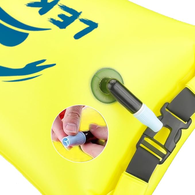 Swim Buoy for Open Water, 20L Swim Safety Float Waterproof Dry Bag for Swimmers - Image 8