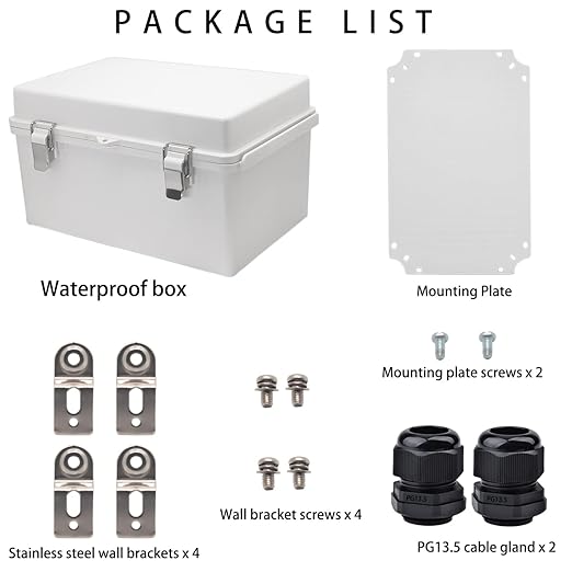 Outdoor Waterproof Electrical Box Junction Box Weatherproof IP67 ABS Plastic - Image 5