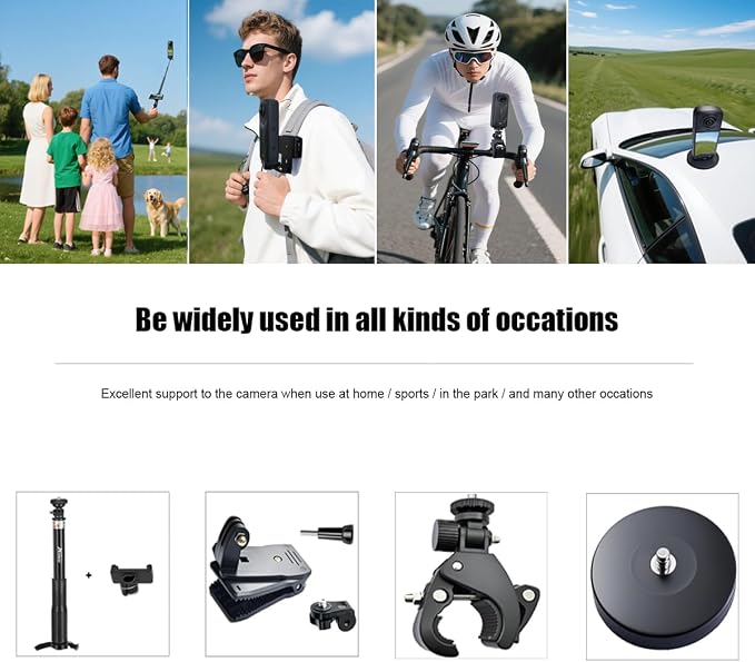 Accessories Kit for Insta360 X5 / X4 Camera Mount Bundle - Image 2