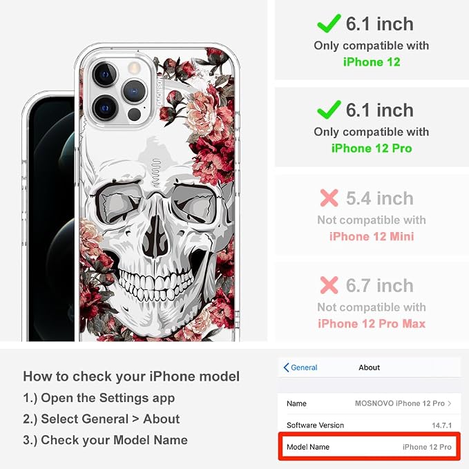 MOSNOVO Case for iPhone 12 & iPhone 12 Pro - Image 2