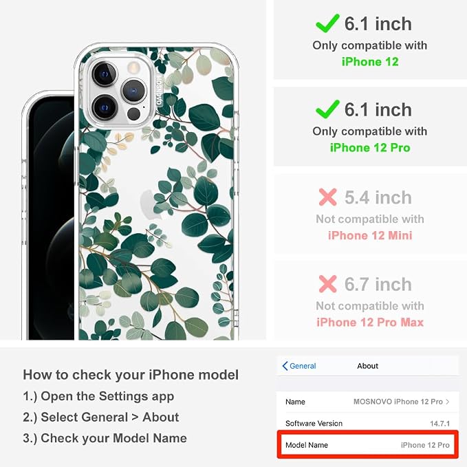 MOSNOVO Case for iPhone 12 & iPhone 12 Pro - Image 2
