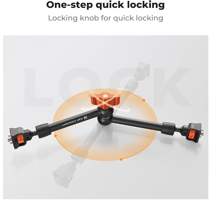 K&F CONCEPT 11" Magic Arm Clamp - Image 6