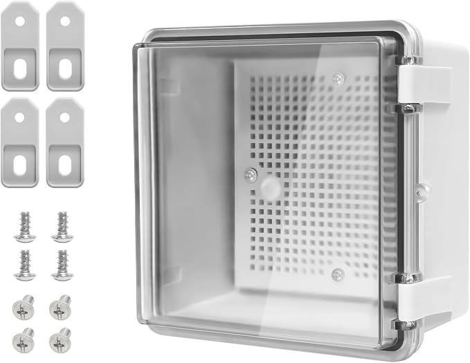ABS Plastic Dustproof Waterproof IP65 Junction Box Hinged Shell Universal by LMioEtool