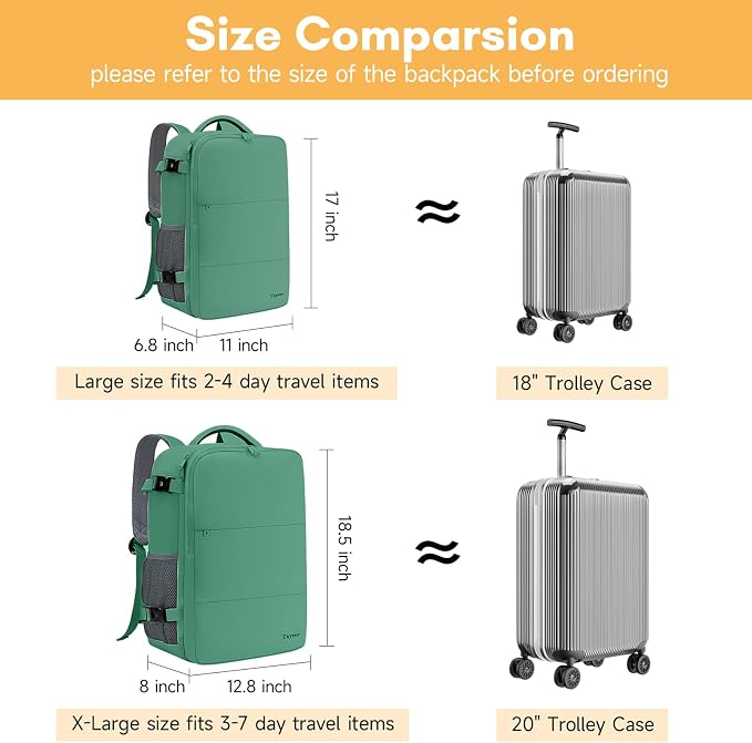 Taygeer Travel Backpack for College Woman, Lightweight Backpack for 15.6 inch - Image 7