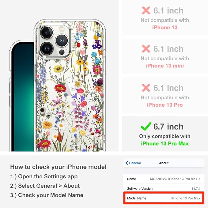 MOSNOVO Case for iPhone 13 Pro Max - Image 2