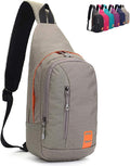 Peicees Small Sling Backpack Waterproof Unisex Shoulder Bag Chest Crossbody by Peicees