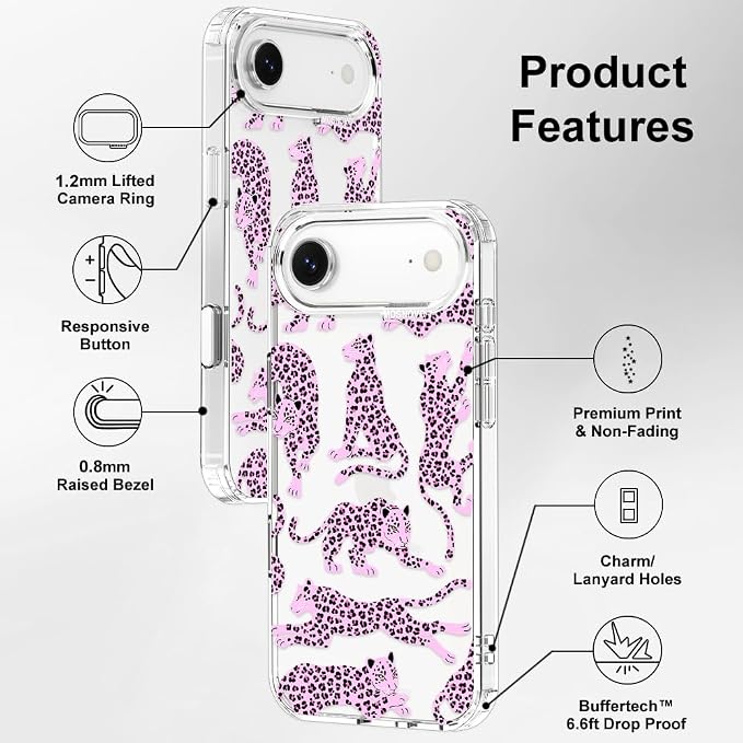 MOSNOVO for iPhone Air Case | Military Grade 6.6ft Drop Tested | Camera Control - Image 7