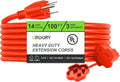 Outdoor Extension Cord Waterproof 100 FT, Flexible 100% Copper 3 Prong by UBOORY