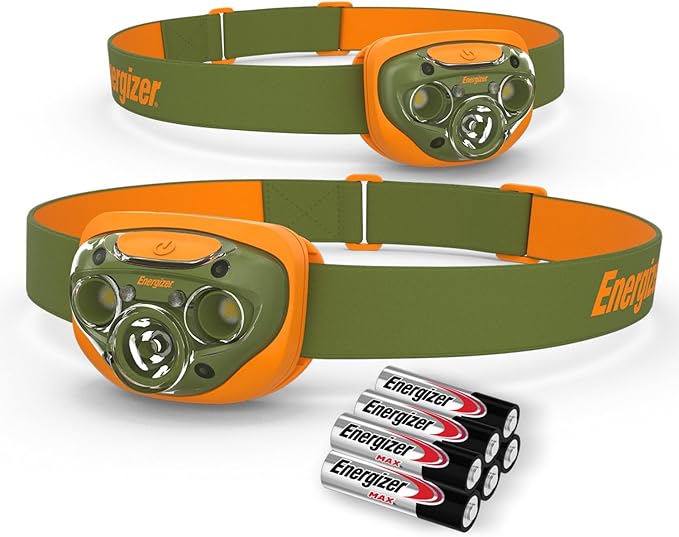 Energizer LED Headlamp PRO, IPX4 Water Resistant Headlamps, High-Performance by Energizer