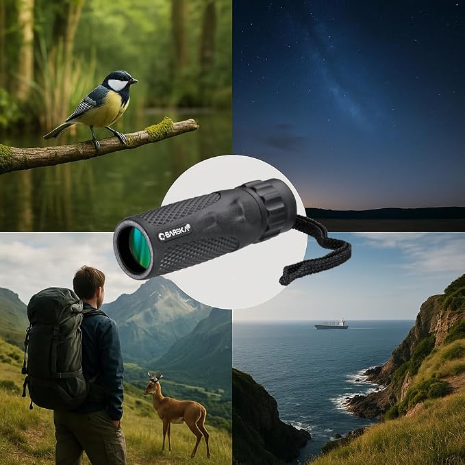 Barska Blackhawk Waterproof Monocular – Compact, Slip-Resistant Grip - Image 2