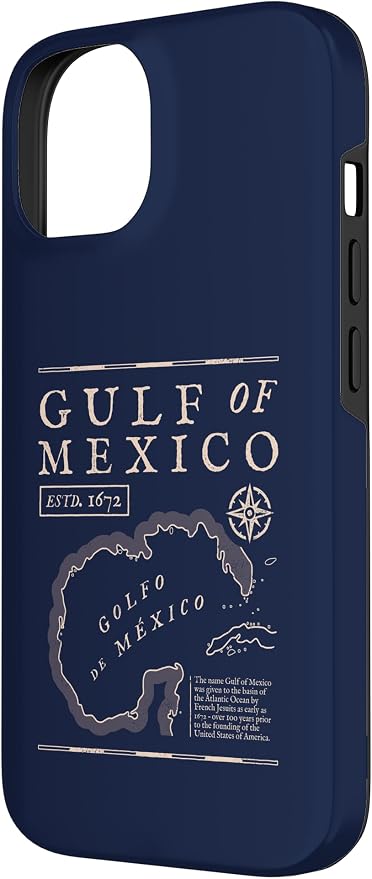 Gulf of Mexico 1672 Historic Map Case - Image 2