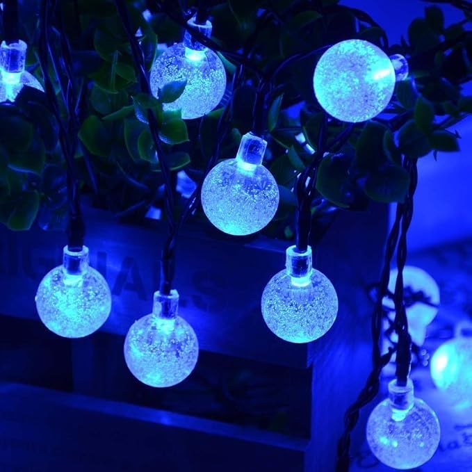 Toodour Solar String Lights Outdoor, 56ft 100 LED Globe String Light - Image 3