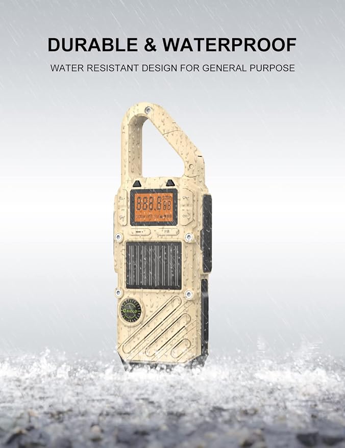 Walkie Talkies for Adults Rechargeable, FM/NOAA Emergency Radios - Image 7